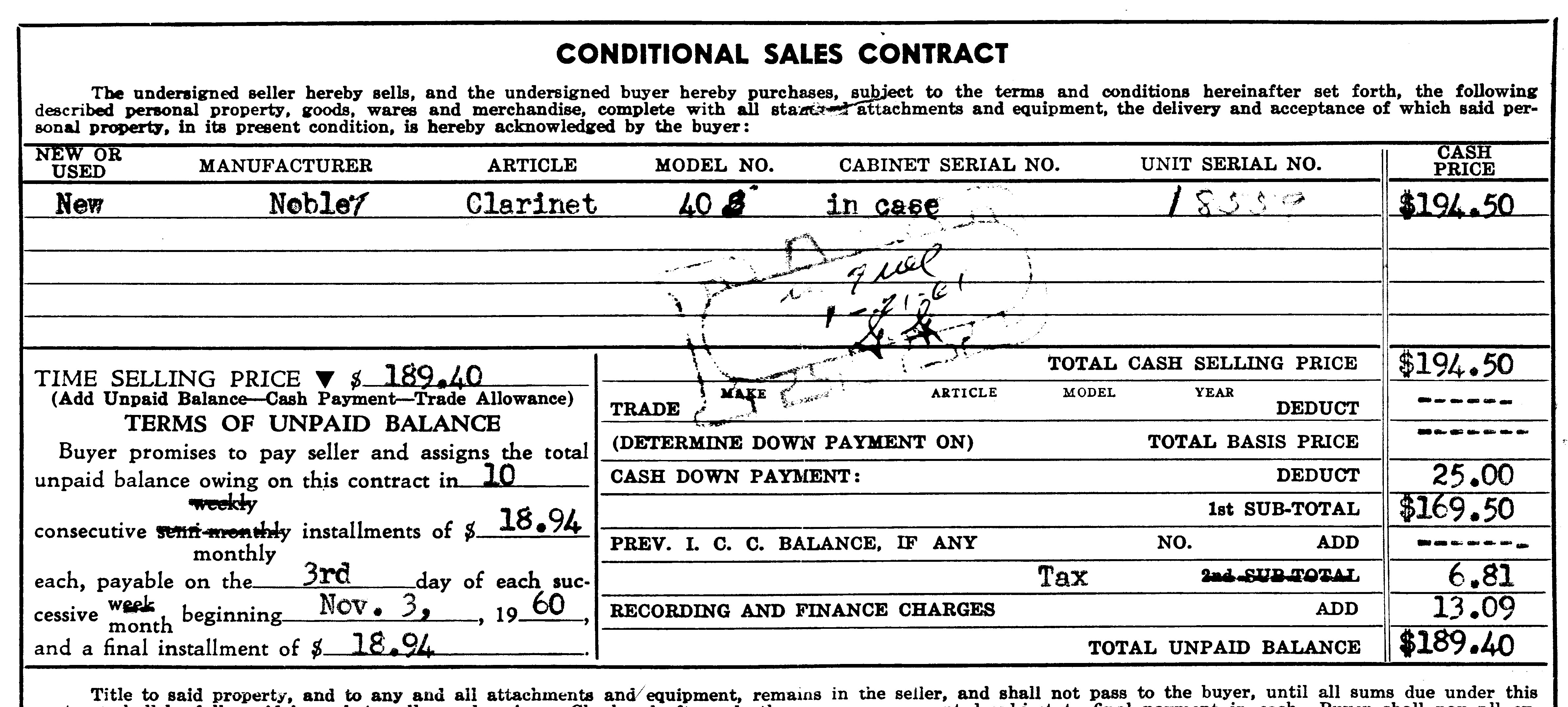 Noblet clarinet serial number lookup