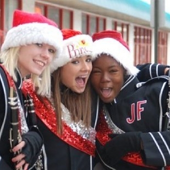 Christmas parade! Sophomore year.